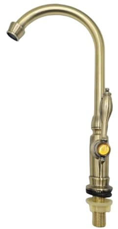 Robinet d'évier | Robinets de cuisine rotatifs | Robinets de salle de bain à poignée – Pour jardin, toilettes, buanderie, balcon, comptoir, chambre de camping-car