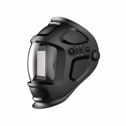 FytStycale Schweißmaske Schweißhelm Schutzvisier Gesichtsschutz Helmvisier Automatik Abdunkelung aus Polypropylen mit Verstellbarem Kopfband Und Seitenknöpfen