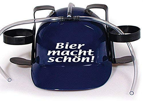 Drinking Helmet Fun Print Case - Bier Macht Schön - Black - Available In Various Colours To Choose From