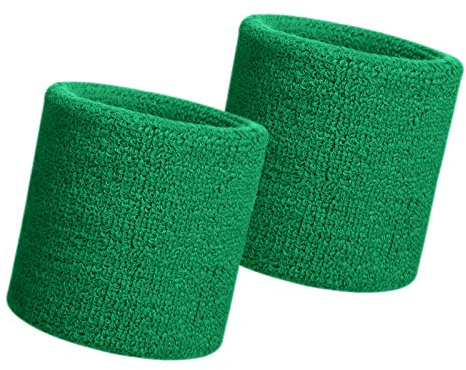 HANERDUN Schweißband Handgelenk schweissband Absorbierende Schweißbänder | Schweißband Handgelenk, Schweissband, Schweißbänder Arm, Frottee Wristband, Herren Damen, Sport Laufen Fahrrad Joggen Tennis