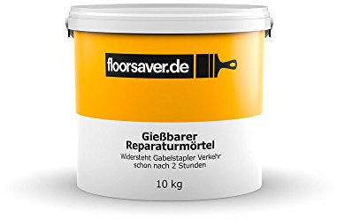 Floorsaver Gießbarer Reparaturmörtel für Beton 10kg Grau