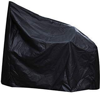 ACoveritt Heavy Duty Charcoal Grill & Smoker Cover, Outdoor Smokestack BBQ Protector, Fade and UV Resistant, Fits Brinkmann, Char-Broil, Dyna-Glo and More