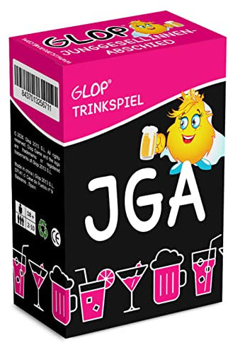 Glop Junggesellenabschied Frauen, Team Bride, JGA Spiel, Perfektes JGA Trinkspiel & Partyspiel für Frauen, Bride to Be Accessoires, Lustige JGA Spiele für den Junggesellinnenabschied