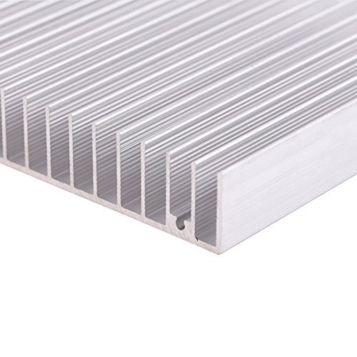 Dissipateur Thermique, composé de radiateur pour radiateur, 100 * 100 * 18mm Mini radiateur en Aluminium pour radiateur IC