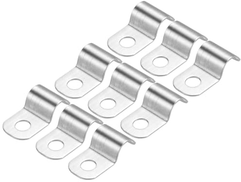 QUARKZMAN 40 Stück Rohrschellen Edelstahl- Befestigungsschellen Schlauchschnalle Kabelschellen | Rohrhalter für Rohrdurchmesser Ø 6mm
