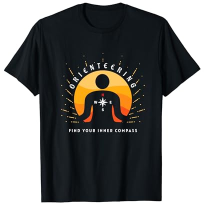 Orienteering Inner Compass I Course D'orientation Boussole T-Shirt
