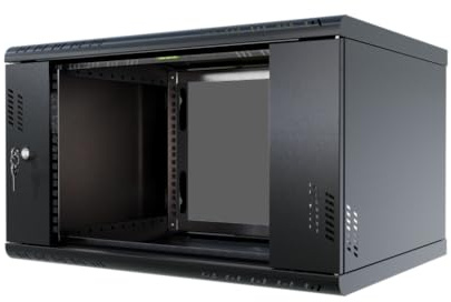 Stalflex Server Rack & Cabinet - Heavy Duty Steel - 19 inch 6U 450mm - Compatible with Rack Shelf and Rails