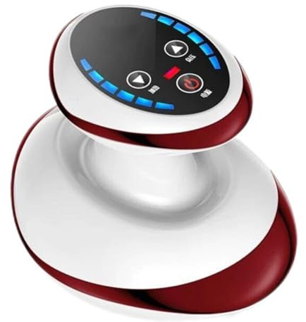 Reinscer Elektrisk massage scraping kroppsmassage smart elektrisk vakuum koppning uppvärmning sugpropp enhet rygg nackarm masserare, B