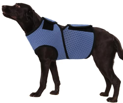 KOESON Dog Anxiety Calming Vest, Breathable Dog Thunder Jacket
