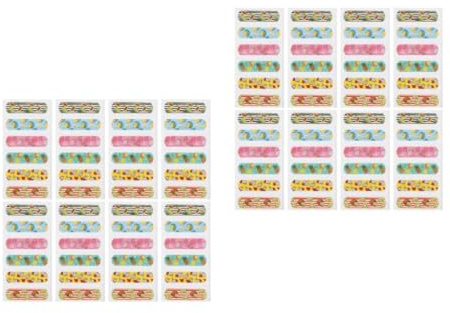 Healeved 100 St Vattentäta och Andningsbara Plåster med Söt Design Självhäftande och Flexibla Sårbandage för Utomhusaktiviteter Praktiska Barnvänliga Färgglada Bandage Strips Slumpmässig