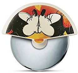 Egan PWM77/02XL Pizzaschneider, Modell Sweet Love, Stahl, Rot