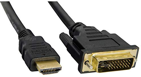 AKYGA AK-AV-13 HDMI DVI 24+1 pin Kabel für PC Adapter Stecker auf Stecker 3m