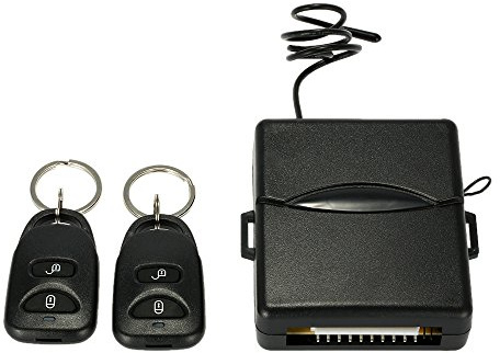 Shkalacar Car Keyless Entry System, Car Remote Central Locking Kit, Vehicle Door Lock Anti-Theft System with 2 Remote Controllers