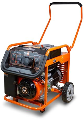 Feider - Generator Benzin für Baustelle, 8500 W – Technologie Avr