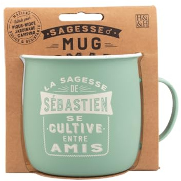 Taza Nomade - Taza de té y café personalizada Sebastián - Regalo para hombre