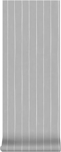 Superfresco Easy Papier peint intissé Rayures Stripe 1005 x 52cm Gris | Revêtement Mural, Tapisserie | Ambiance Facile à poser et à enlever