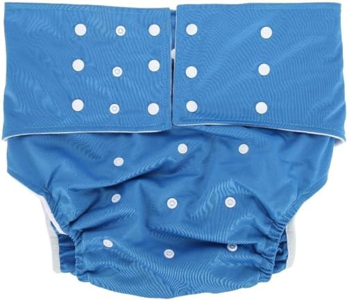Erwachsene Windeln, Wiederverwendbare Erwachsene Windel Waschbar Inkontinenz Windel Hose Anti-Leckage-Unterwäsche Saugfähige Unterwäsche Für Ältere Menschen Inkontinenz