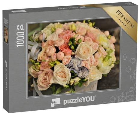Puzzle 1000 pièces XXL « Un Bouquet de Fleurs délicates »