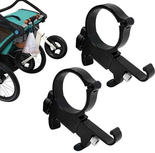 Kinder Laufrad und Fahrrad Edelstahl-Halterung, Fahrradträger Kompatibel mit Thule Chariot ab 2017-2023 Cross, Sport, Cab, Lite, Geeignet für bis zu 14 Zoll, Maximale Belastbarkeit 15 kg, für Anhänger