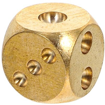 DECHOUS Solider Kupferwürfel Für Gesellschaftsspiele Kleines Langlebig Tragbar Mit Klaren Punktzahlen Für Würfelspiele Und Konzentrationsspiele Zu Hause