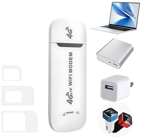 Mobile 4G LTE Wi-FI Dongle,Router WiFi mobile per auto Surf Stick Contratto Dongle con supporto slot per scheda SIM ago di carta,portatile LTE