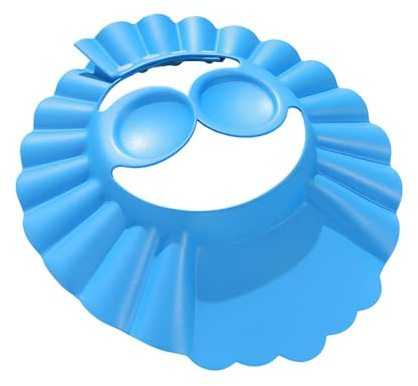 ChainYao Tear-Free Hair Washing Shield, Adjustable Waterproof Shower Visor with Ear Covers, Gentle Eye & Ear Protection for Hair Washing and Haircutting
