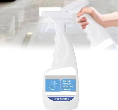 500 ml di solvente per cera per piastrelle con flacone spray, restauratore per marmo lucido e piastrelle, detergenti che ripristinano la lucentezza, agente sbiancante