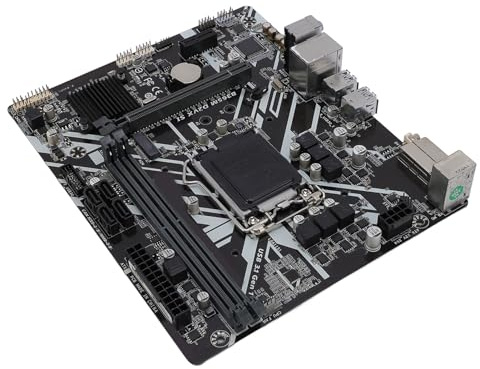 FAUOSWUK Scheda Madre B365M D2VX Si M ATX, Memoria Massima DDR4 a Doppio Canale da 32 GB con Slot PCI E 3.0 E Slot M.2, per CPU Pentium Celeron LGA 1151 Socket 9th 8th Gen I9 I7 I