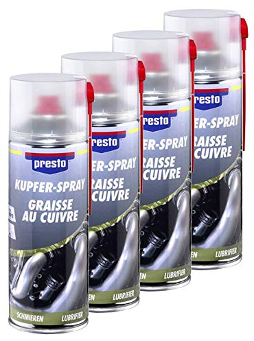 Presto 4X Kupfer-Spray Kupfer Spray SCHMIERMITTEL SCHMIERUNG 400 ml 306383
