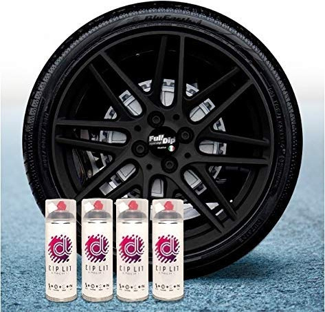 Sophisticauto Sparpack 4 Spray 400 ml Removable Dip Lit Mattschwarz