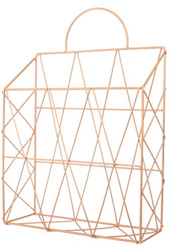 Yanhonin Zeitschriftenhalter, Wandmontage, Zeitungshalter, elegant, aus Eisen, Büro-Organizer, Zuhause für Zeitungen