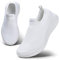HKR Zapatos Slip-on Mujer para Sin Cordones Casual Running Fitness Andar Blancas 39 EU