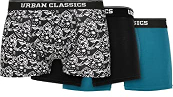 Urban Classics Boxers Organic - Lot de 3 Homme Lot de Boxers Multicolore 5XL