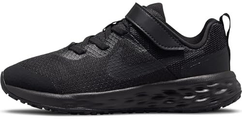 NIKE Revolution 6, Zapatillas de Gimnasia Unisex niños, Black Black Dk Smoke Grey, 36 EU