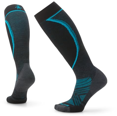 Smartwool Ski Targeted Cushion OTC Strumpor för kvinnor, Charcoal, S