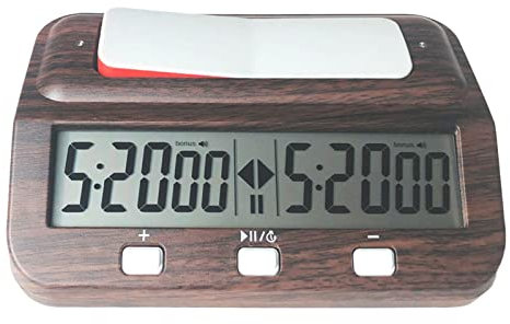 Baoblaze Schachuhr International Chess Timer Clock Game Timer für Party Schachspiel
