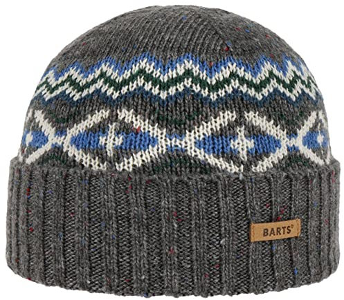 Barts Jekobe Kids Beanie Strickmütze Wintermütze Umschlagmütze Kindermütze Kinder - mit Umschlag, Futter Winter Herbst-Winter - One Size anthrazit