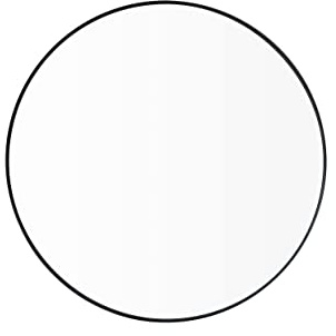 blomus Wandspiegel -Rim- dekorativer runder Spiegel mit Stahlrand Ø 50cm Schwarz (66932)