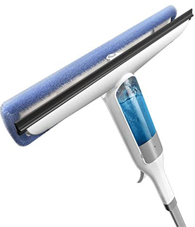 Window Cleaner Spray Mop - Multifunctional Glass Wiper, Silicone Scraper, Shower & Floor Cleaning - Effective & Efficient - Ultimate Cleaning Solution
