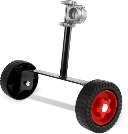 Fixation Roue Support Coupe-herbe Réglable 28 À 26 Mm Pour Débroussailleuse À Mauvaises Herbes Pièces Coupe-herbe Chaîne À Gaz Roue Support En Fer Durable Pour Tondeuse À Gazon