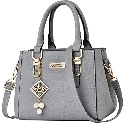 FUFUDDK Sac à Main Femme PU Simili Cuir Femme Cabas Pour Travail Elégant Classique Chic Vintage Dame Bandoulière Amovible Compartiment Zippé Porte Monnaie Et Sac à Main Top Grip Sac à BandoulièRe