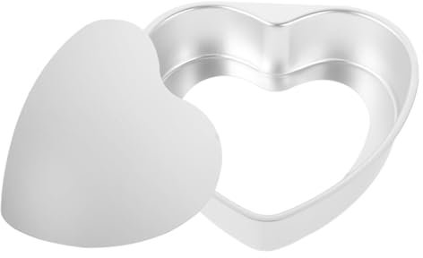 Ciieeo Stampo Cuore Per Dolci Fatti in Casa Stampi Per Dolci Forma Di Cuore Per Cottura Stampi Per Torta Fondo Rimovibile Per Feste e Occasioni Festive