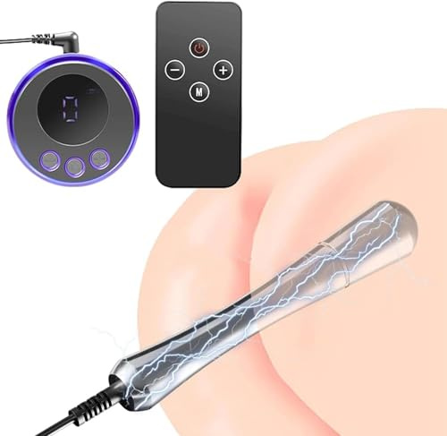 LYAMais Elektro Shock Metall Butt Plug Prostata Stimulator Analplug Butt Plug Analdildo Elektrische Stimulation Klein Anal Dilatator G-punkt Stimulator SM-Elektrische Stimulation analplug set（Tippe B）