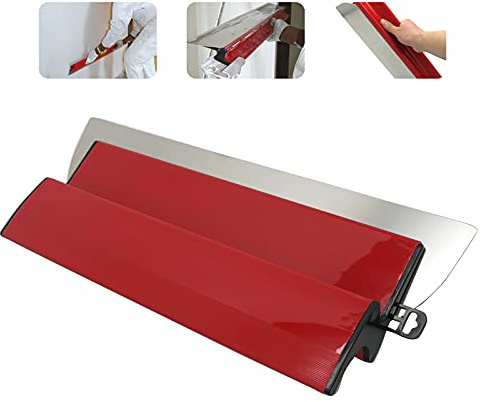 Drywall Skimming Blade, High Grade Skimming Plastering Spatula, Professional Durable Plastering Trowel Speed Skim Plastering Tools for Cement and Concrete Wall-Board Wall Plastering Tools (40CM)