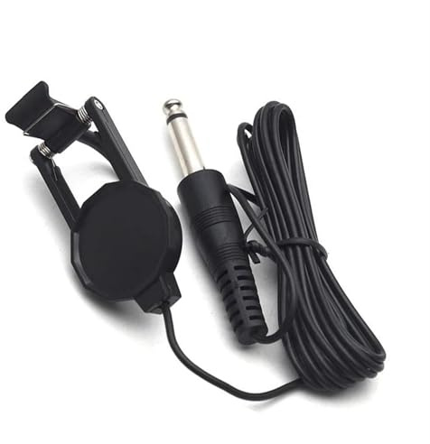 Tonabnehmer-Set für Akustikgitarre 10 Stücke Clip-on Akustik-Konzertgitarre Violine Schallloch Tonabnehmer Mit 6,35mm Stecker Standard Tonabnehmer