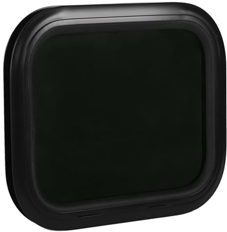 Fester Türfenster 450x300mm für Wohnmobil, Campervan und Caravan mit Alu-Ring, Legierungsanhänger, Wandstärke 26-31mm, Fensterlösung für Reiseunternehmen
