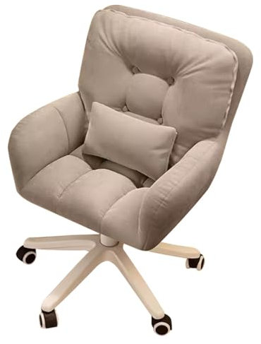 Générique Chaises de Jeu vidéo Chaise de Bureau pour Chambre à Coucher, Accent Girls Dortoir Chaise de Bureau pivotante pour Ordinateur, Gaming Lift Makeup Living Room, Home