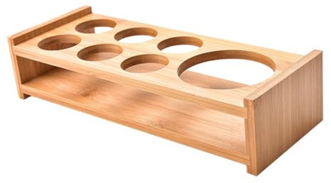 Mikinona Supporto Per Bicchieri Da Shot Bicchieri Da Whisky Supporto Per 7 Bicchieri Facile Da Montare Ideale Per Bar Cucina E Ufficio