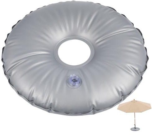 HAKIDZEL Base per Ombrello Acqua Borsa Porta Pesi per Bandiera Supporto da Spiaggia Pesi per Copertura Solare Base del Supporto Borsa Peso per Riempimento d'Acqua di per Sella Porta Iniezio