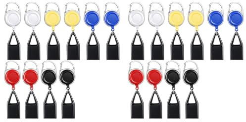 Rastapulz 20 clip per accendino retrattile, porta accendino, con clip, coperchio accendino, clip singola